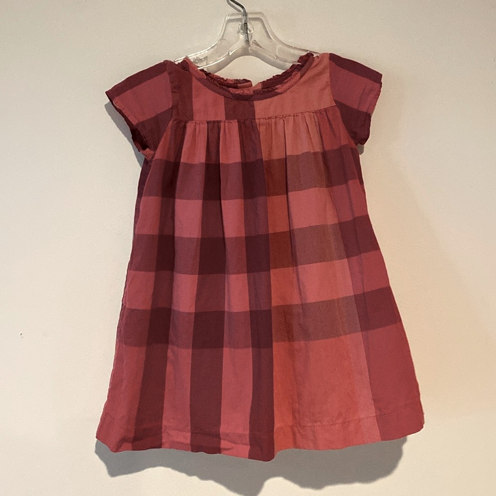 Cotton checked Burberry dress